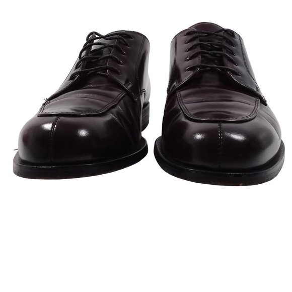 COLE HAAN Men's Apron Split Toe Lace Up Dress Derby Cordovan Leather Shoes 9M - Picture 7 of 12
